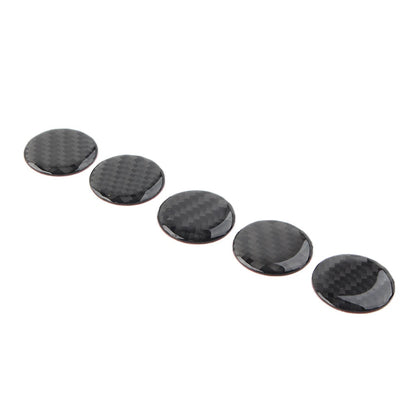 5 Pcs Door Handle Push Button Knobs Cover Trim for Jeep Wrangler JK (2007–2017)