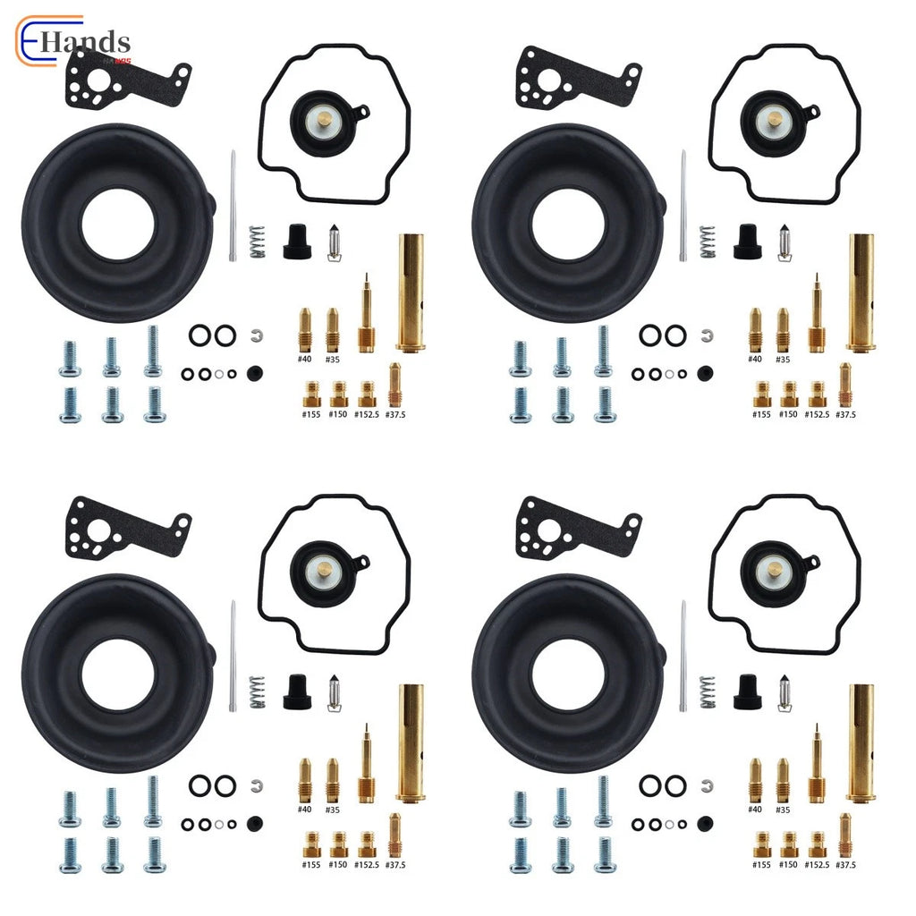 Carburetor Repair Kit 4X for Yamaha VMX1200 XVZ1300 (1985–1990)