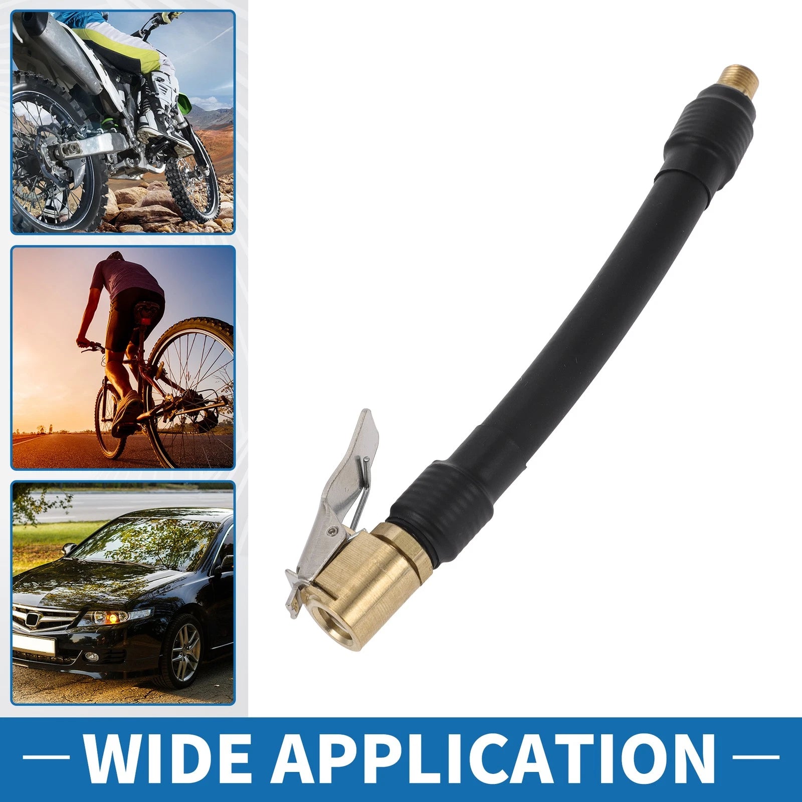 Tire Inflator Extension Tube Replacement for Car Bicycle (2011–2022)