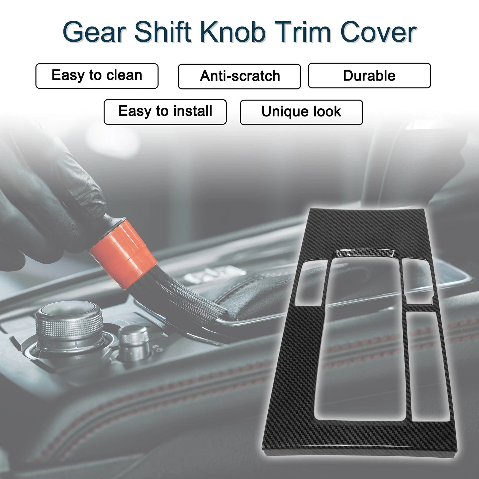 Gear Shift Knob Cover Replacement for Mazda 3 Automatic Sedan (2020–2025)