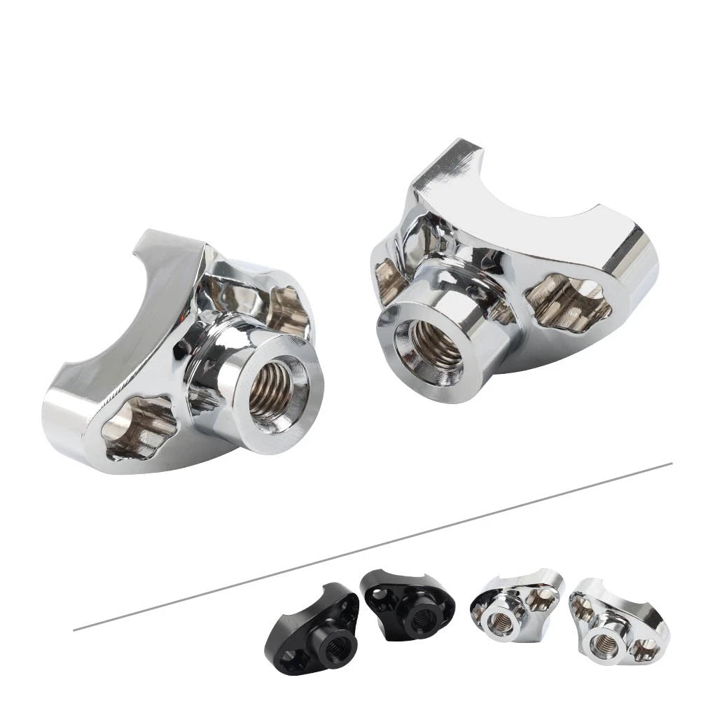 CNC 1" Handlebar Risers for Harley Dyna Heritage Softail Sportster (N/A)