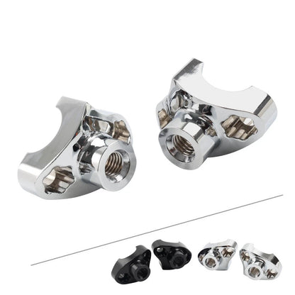 CNC 1" Handlebar Risers for Harley Dyna Heritage Softail Sportster (N/A)
