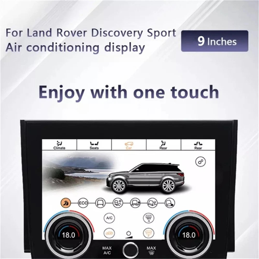 9 Inch A/C Climate Touch Control Screen for Land Rover Discovery Sport (2020–2022)