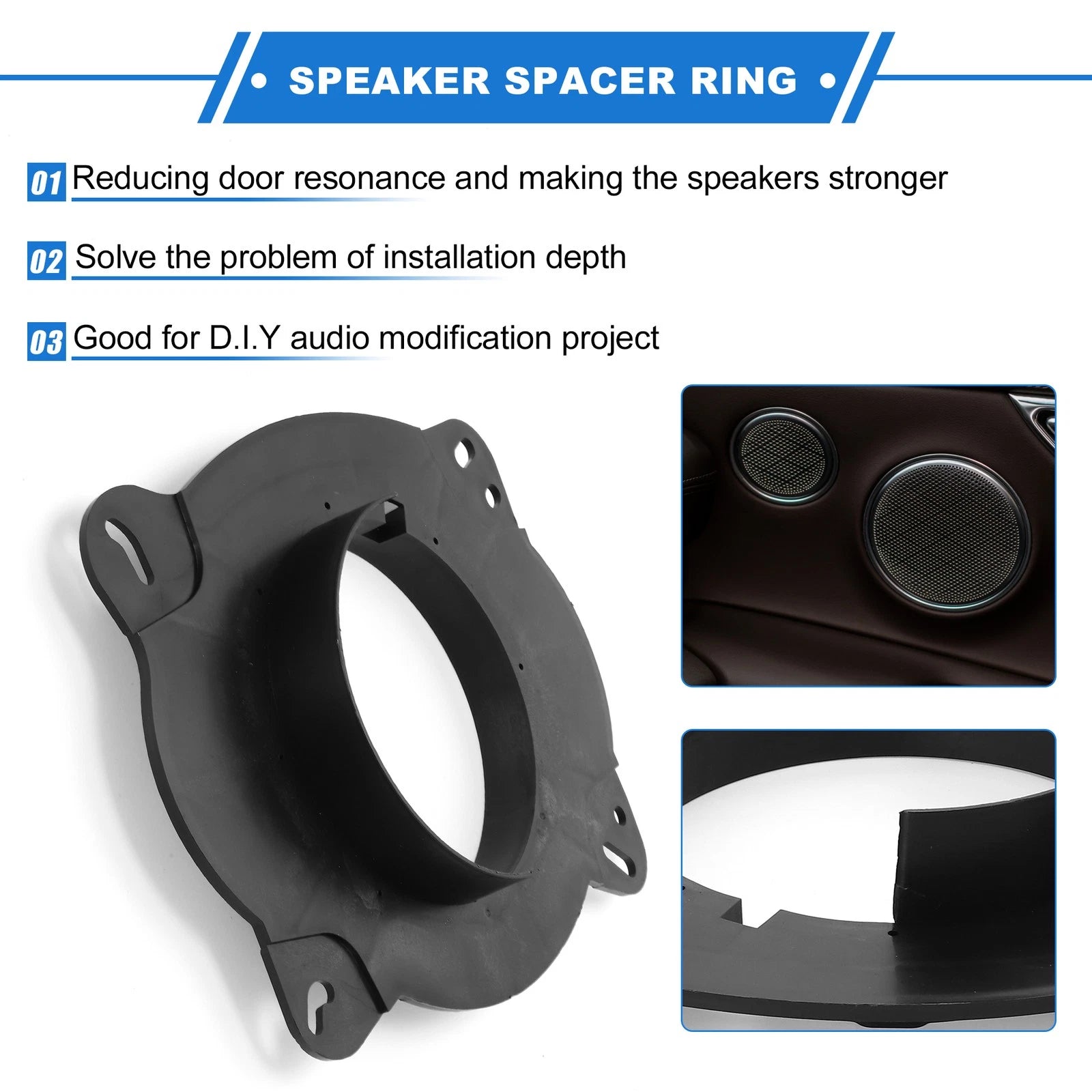 Tweeter Speaker Spacer Ring Pair for Lexus ES350 (2007–2012)