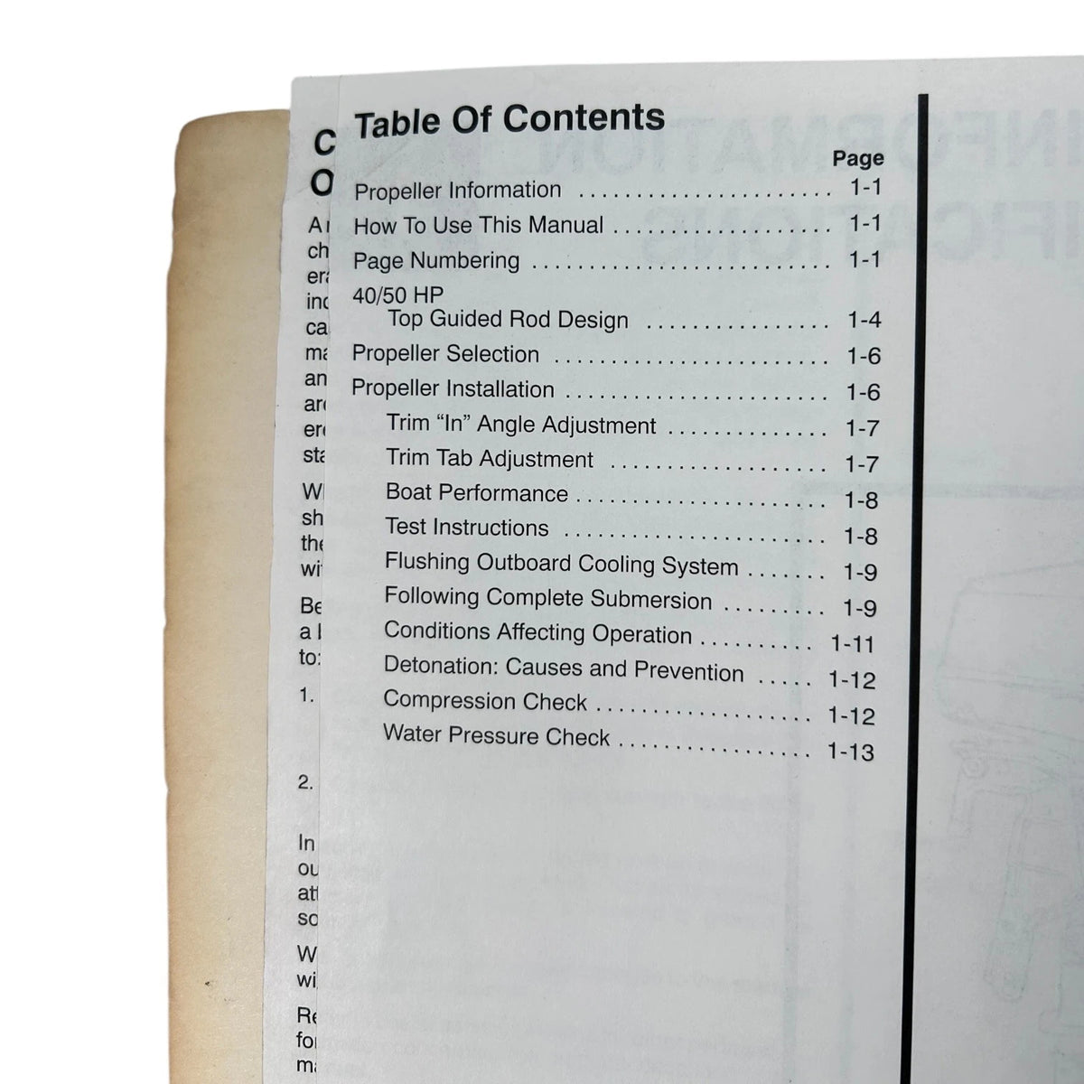 Service Manual for Force Outboards 40/50 HP (1996) 90-831250