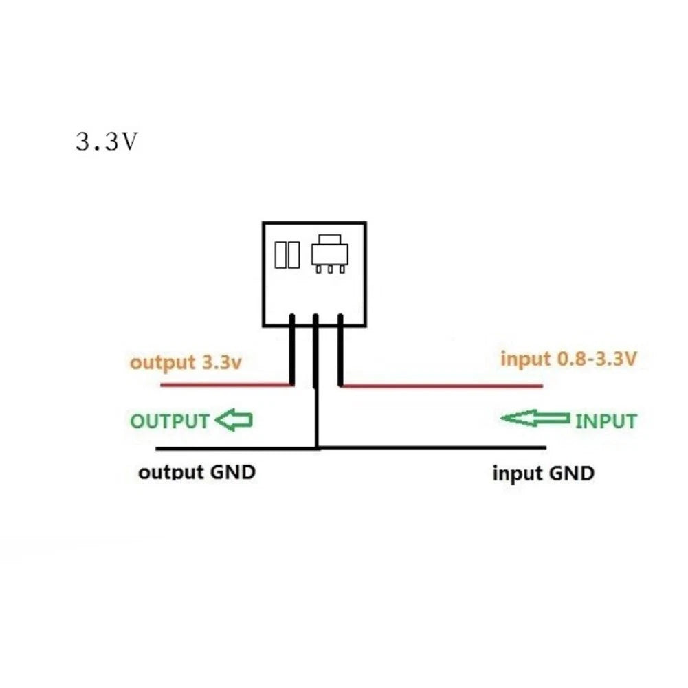10pcs DC DC Boost Converter Module 5V 3.3V Output 150KHz