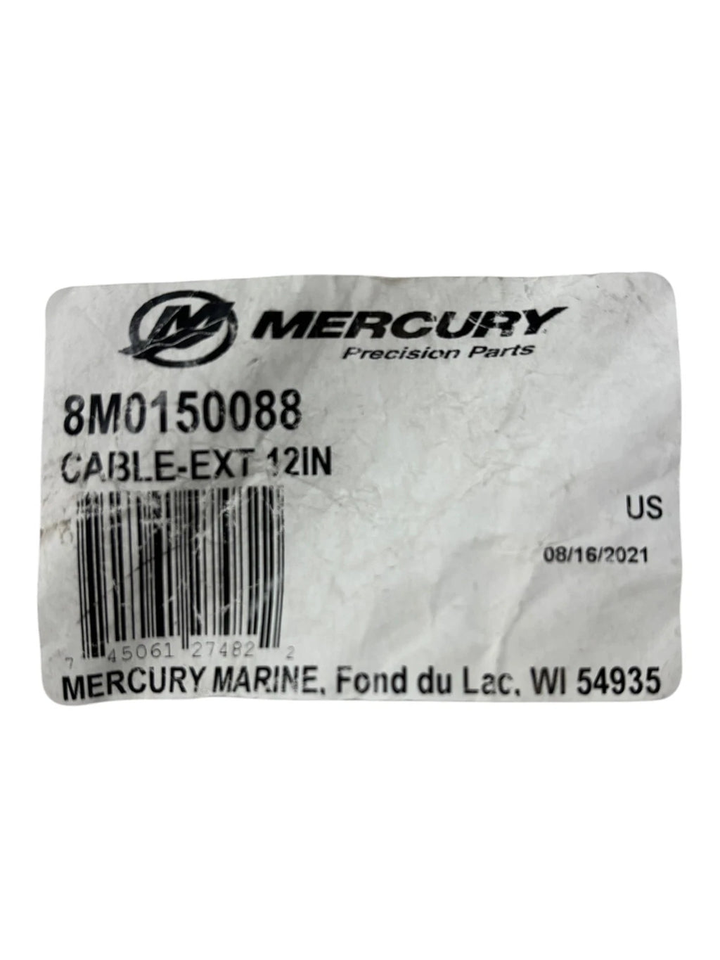 Cable Extension 12in for Mercury (8M0150088)