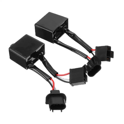 2Pcs H4 to H13 Anti Flicker Decoder for Jeep Wrangler JK (2007–2018)