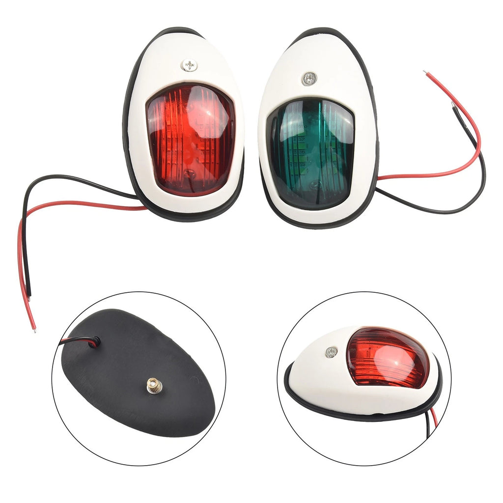 8 LED Navigation Lights for Boat Pontoon