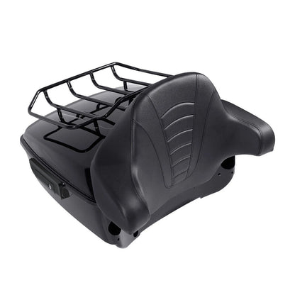 Trunk Backrest Mount Rack Light Speakers for Harley Electra Glide (2014–2026)