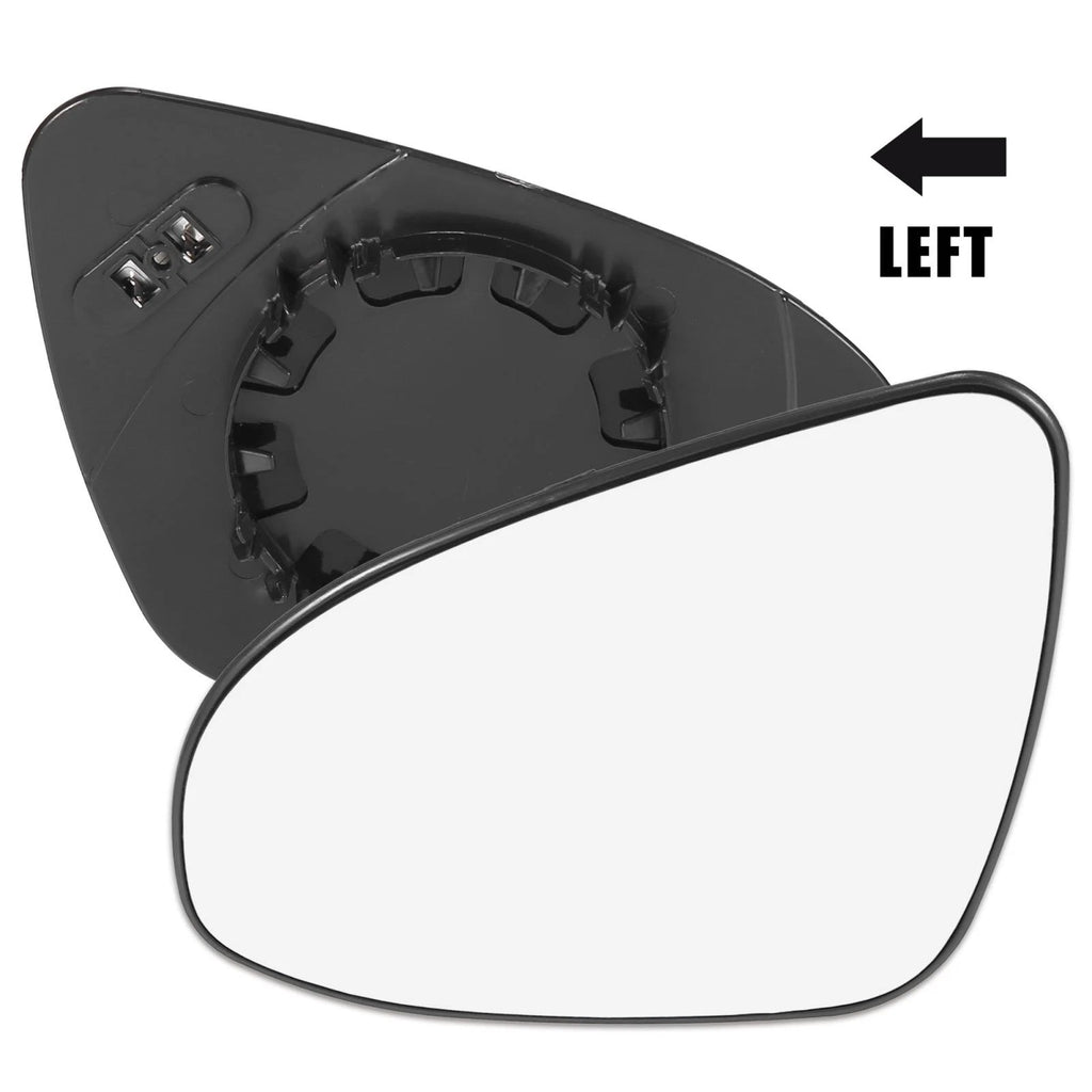 Left Side Heated Mirror Glass with Backing Plate Replacement for Toyota C-HR (2018–2023)