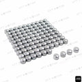 100 Piece Chrome Allen Socket Bolt Cap Dress Kit for Harley (Misc)