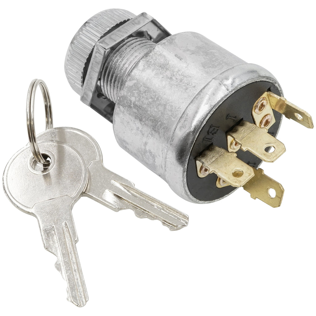 Ignition Starter Switch with Keys Replacement for EZGO TXT Medalist (1981–2010)