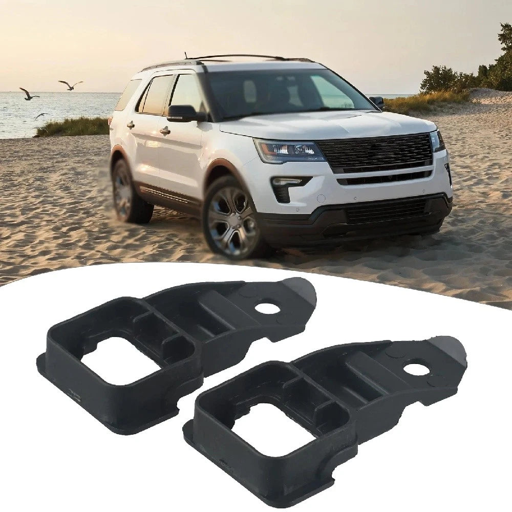 2Pcs Radiator Upper Brackets AG1Z-8A193-A For Ford Explorer Edge Taurus Lincoln