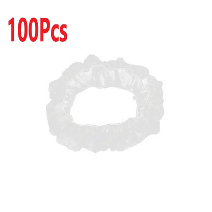 100-Pack Plastic Disposable Steering Wheel Covers for Auto Car Truck