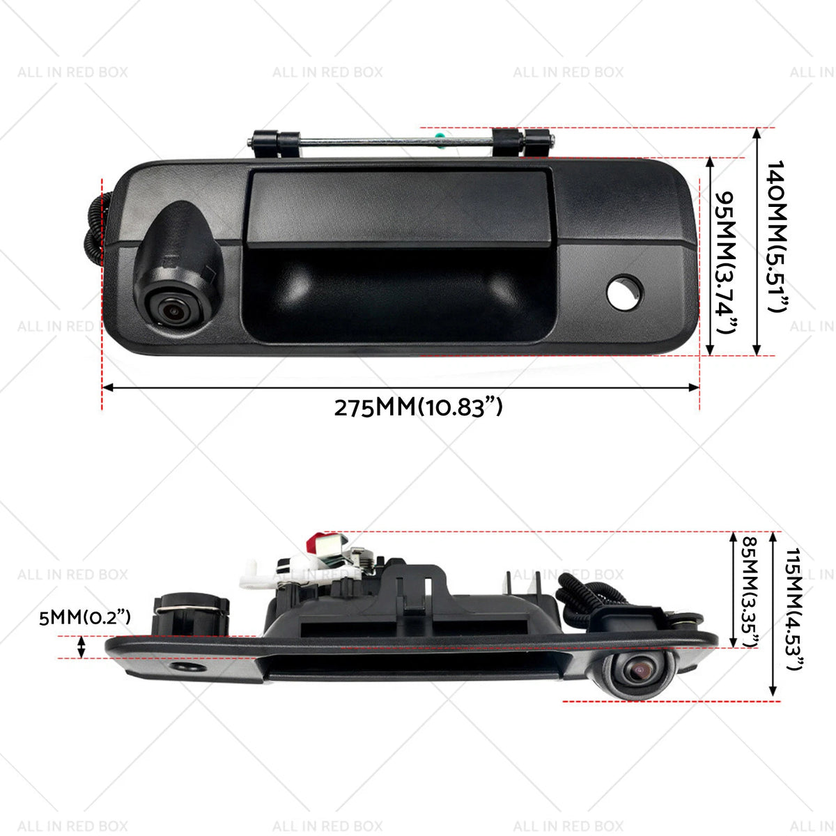 Tailgate Handle & Rear View Backup Camera for Toyota Tundra (2007–2014)