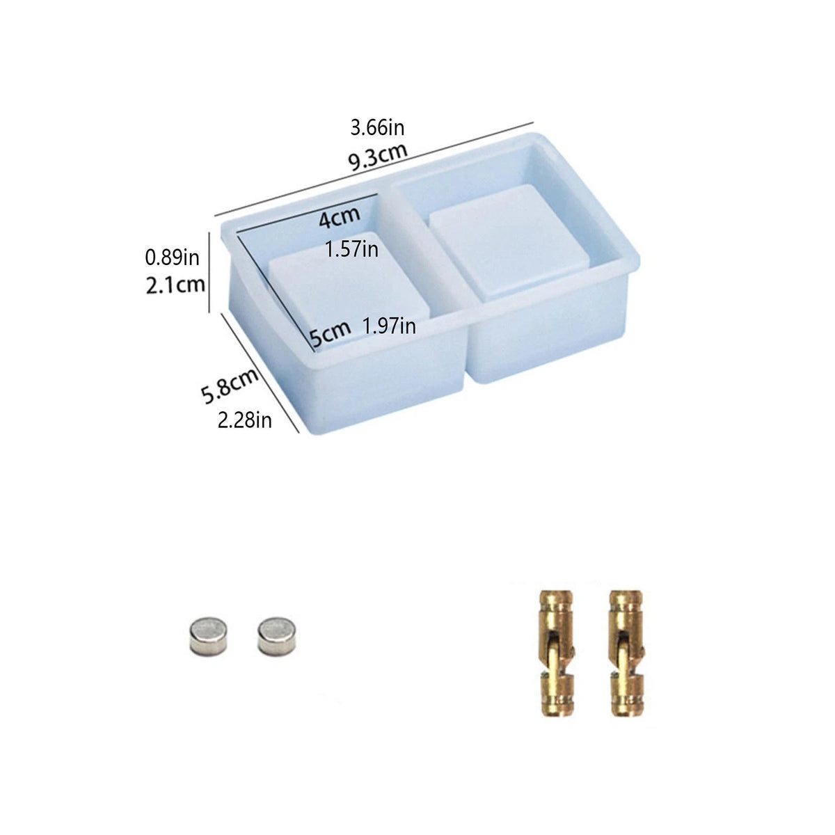 Silicone Mold for Jewelry Making (Ring Box)
