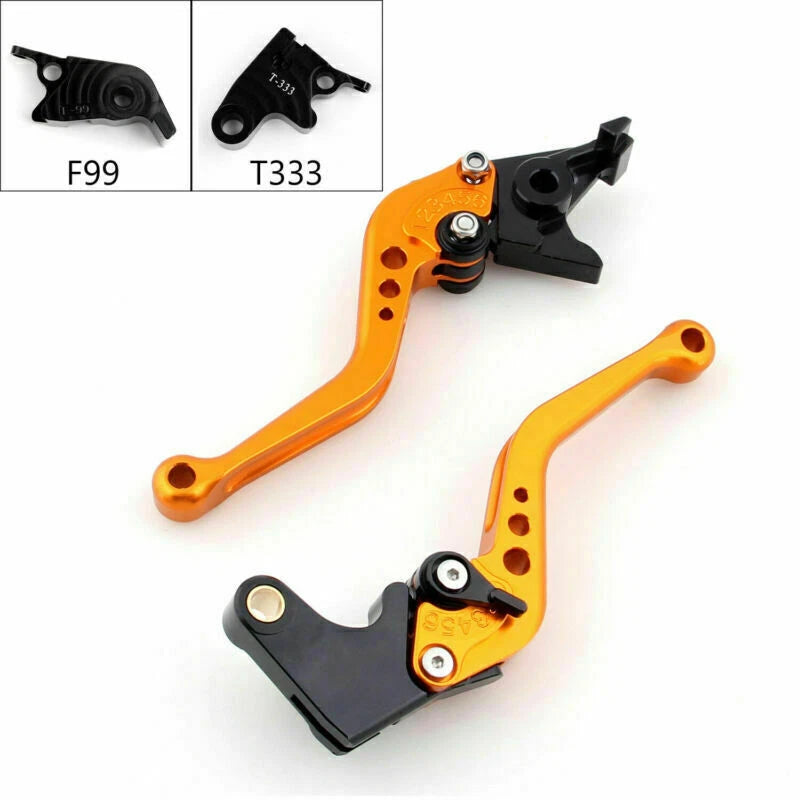 Short Brake Clutch Lever for Speed Triple 1050 (2011–2015) - Gold T9