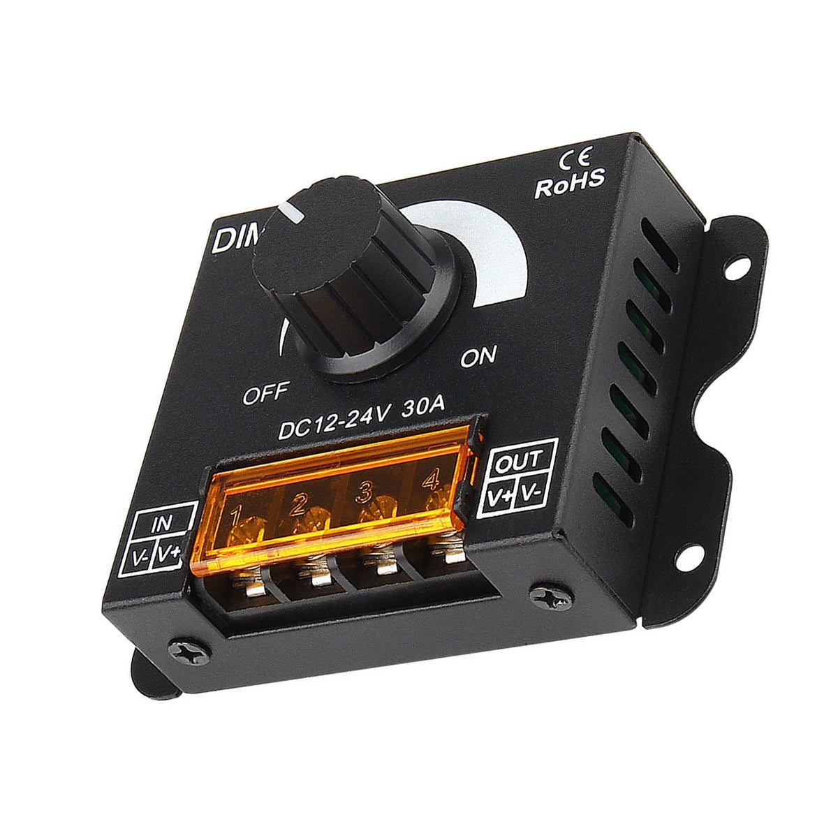 Adjustable LED Dimmer Switch for LED Strip Light (12V-24V)