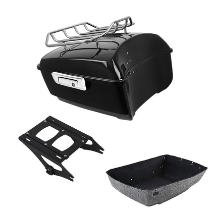 2X King Trunk Luggage Rack for Harley Road Street Glide (2014–2026)
