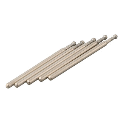 Set of 5 Electroplated Burrs for Carving Projects