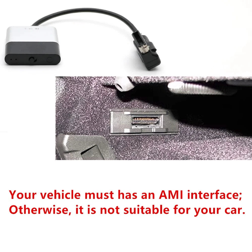 AMI Music Interface Bluetooth 5.0 AUX Adapter for Mercedes Benz C63/GLK350 (2010–2016)