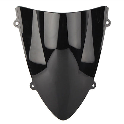 Double Bubble Windshield for Kawasaki Ninja 250R EX250 (2008–2012) Black