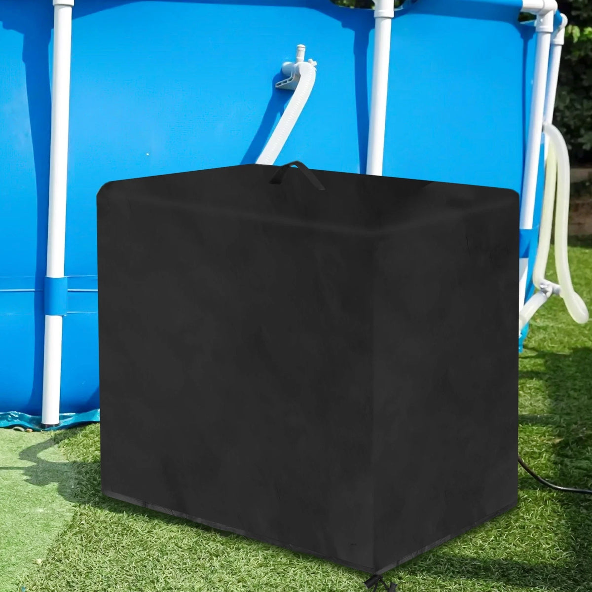 Outdoor Sand Filter Cover for Intex Pool Equipment (Adjustable Features)