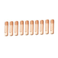 10PCS Copper Welding Contact Tips for 15AK MIG Torch (1.0mm Wire)
