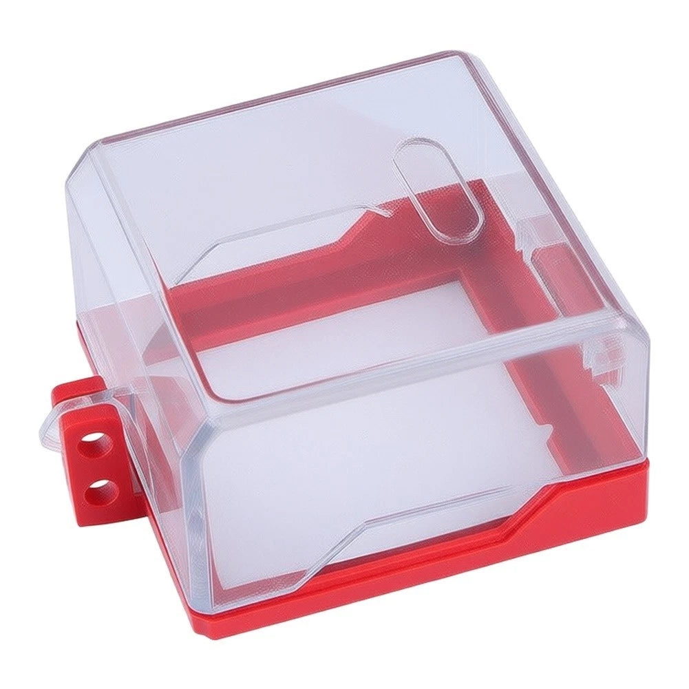 Secure Transparent Lock Box for On/Off Switches (15.8 cm x 9.8 cm x 6.5 cm)