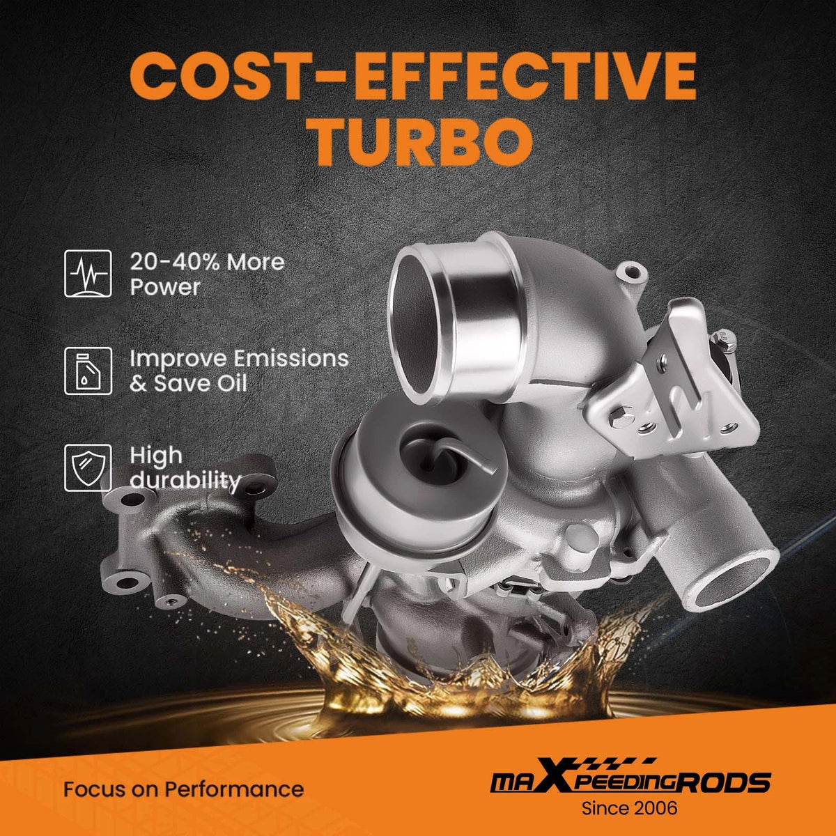 Turbo for Ford Explorer Focus, Volvo S60 S70, Land Rover Evoque (2009–2014)
