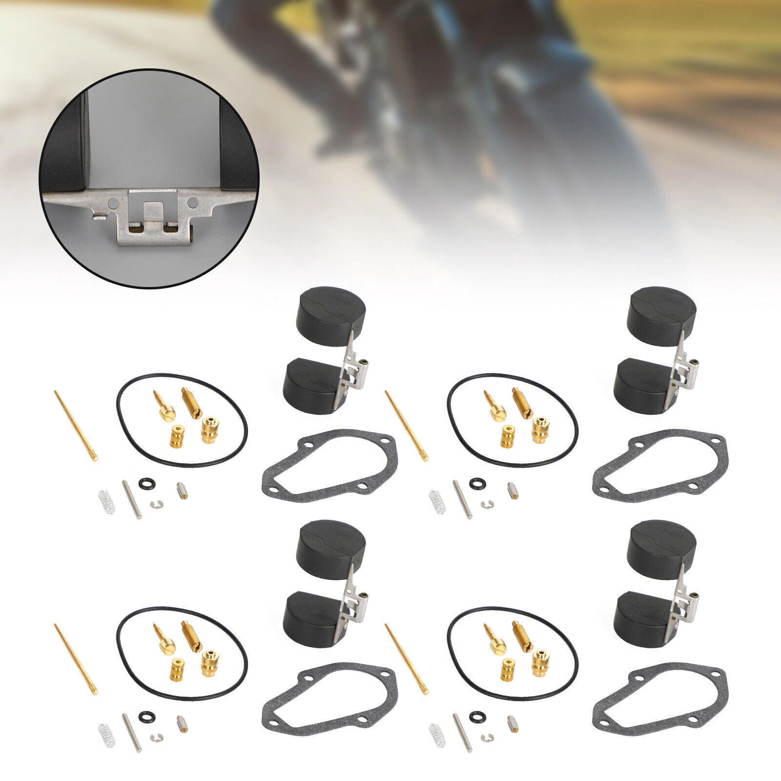 4X Carburetor Repair Kit for Honda XL250 Motosport 250 (1972–1975) T9
