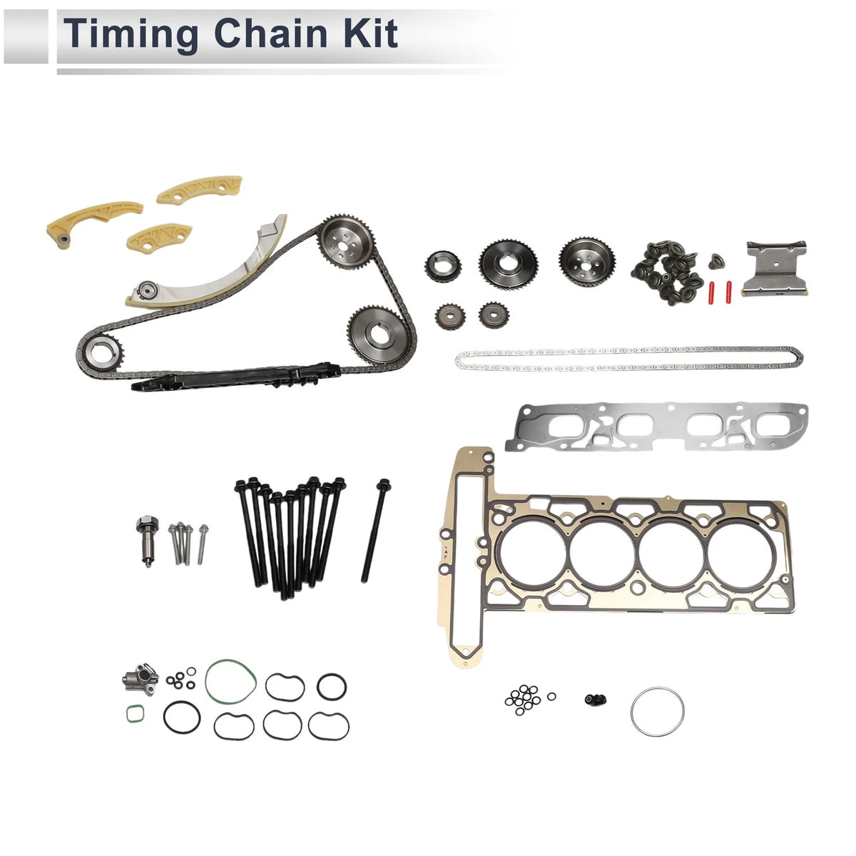 Timing Chain Kit Replacement for Buick LaCrosse Regal Verano (2008–2017)