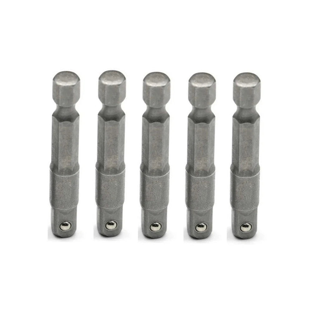 Socket Adapter Converter 1/4" Hex Shank 50mm for