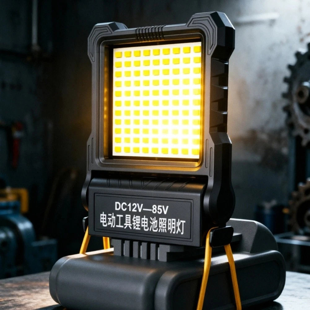 Rotatable LED Work Light for Power Tool Batteries (12V-85V)