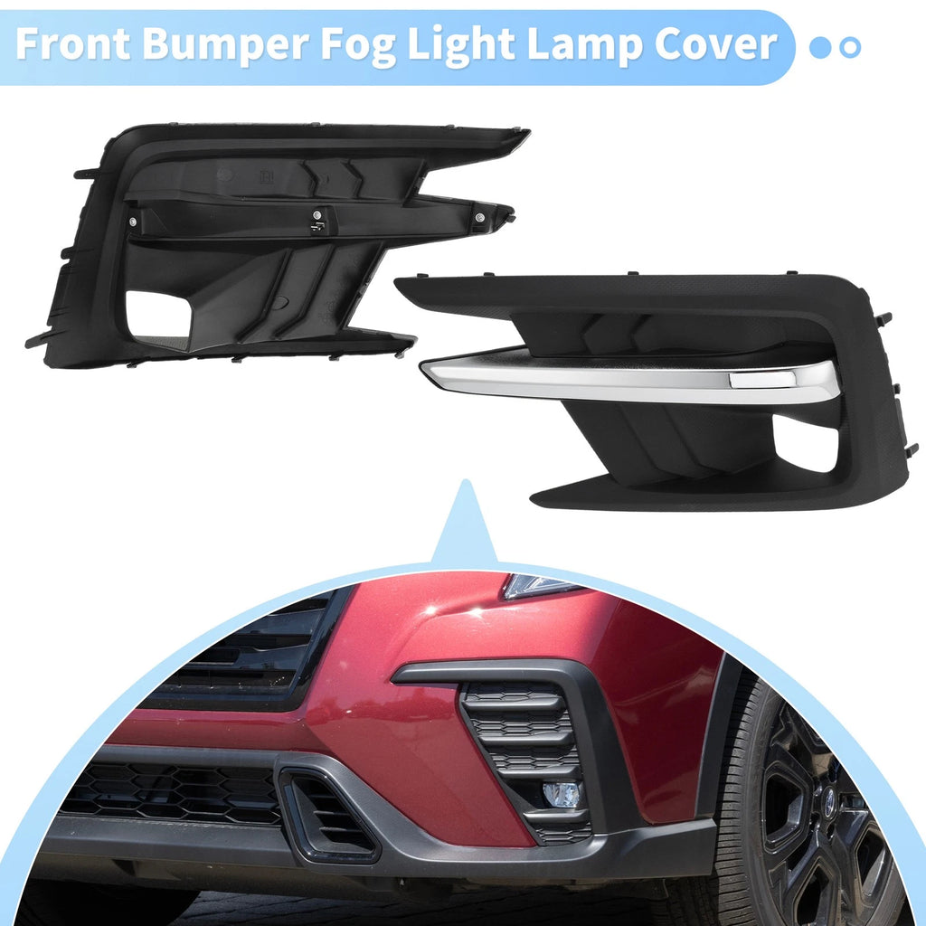 Left Front Bumper Fog Light Cover for Subaru Ascent (2019–2021)