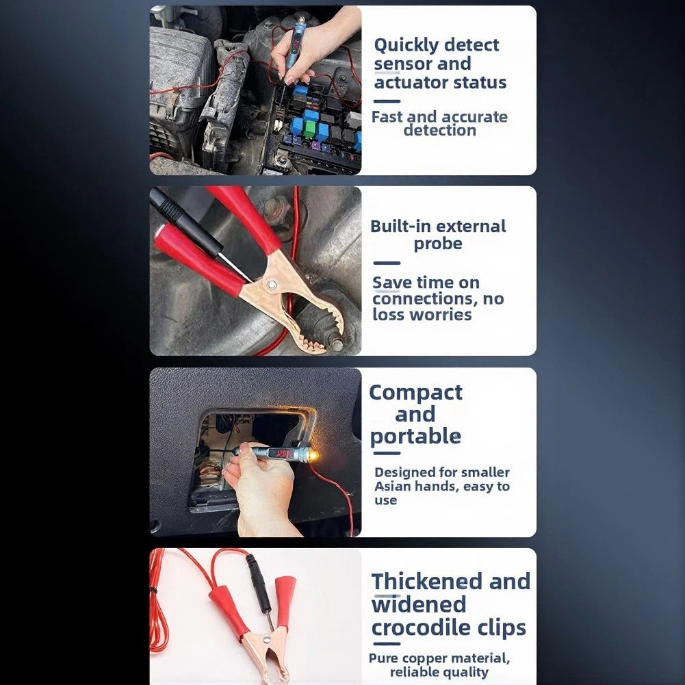 Multifunctional Electrical Tester for Automotive Sensor and Fuse Check