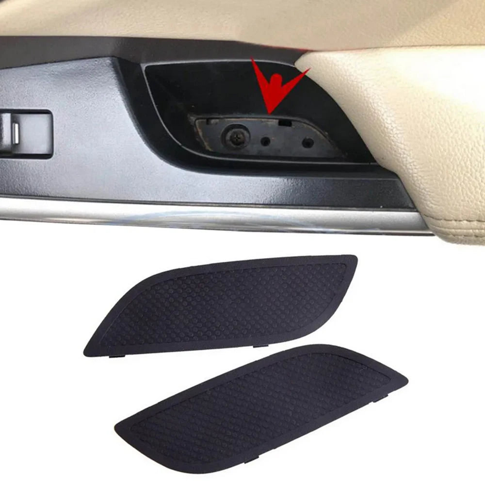 2x For 2012-2016 Honda CR-V CRV Armrest Door Handle Pull Pocket Cap Cover Black