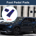 2Pcs Automatic Foot Accelerator Pedal Covers Aluminum Alloy for No Mark Blue