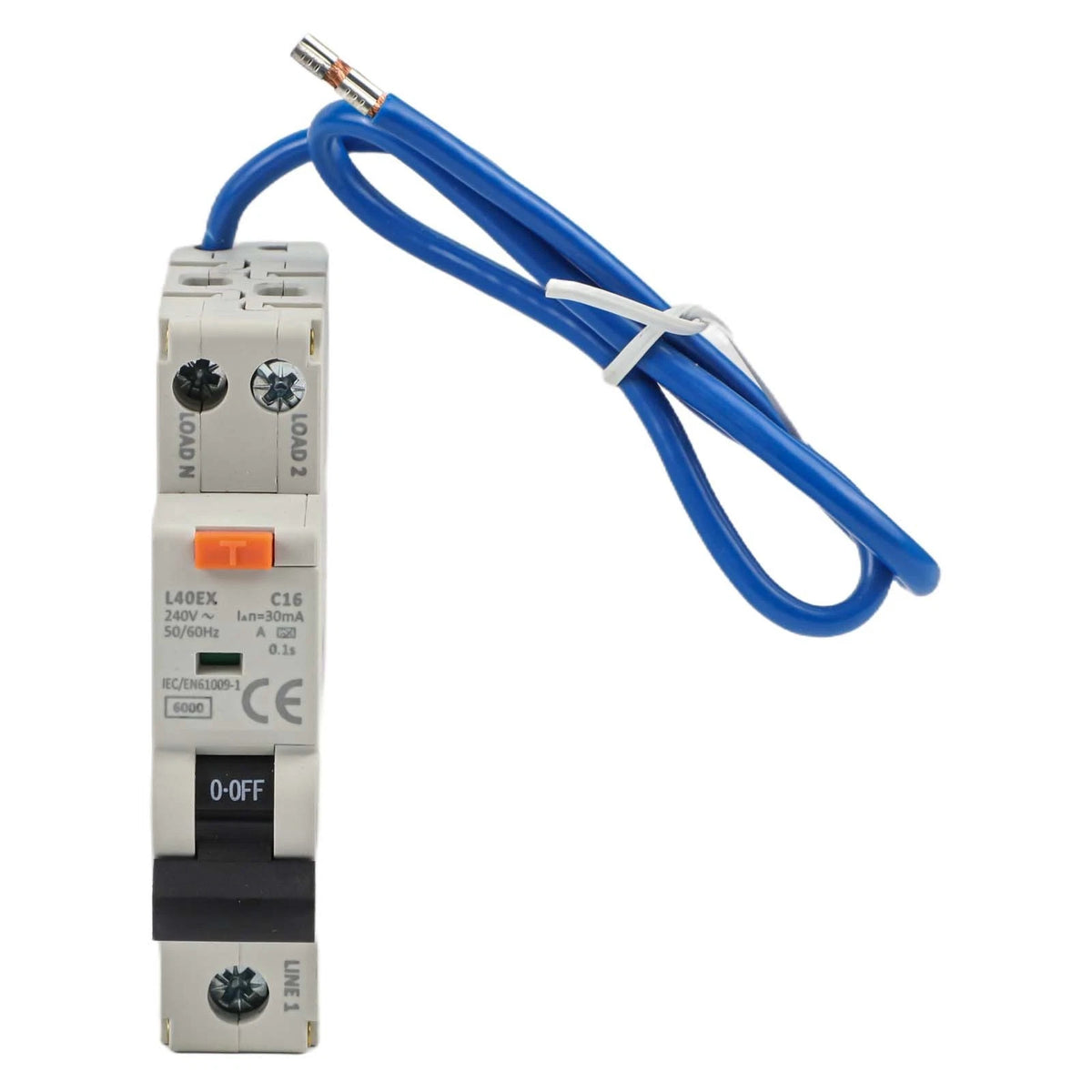 Compact RCBO Circuit Breaker for Earth Leakage Protection