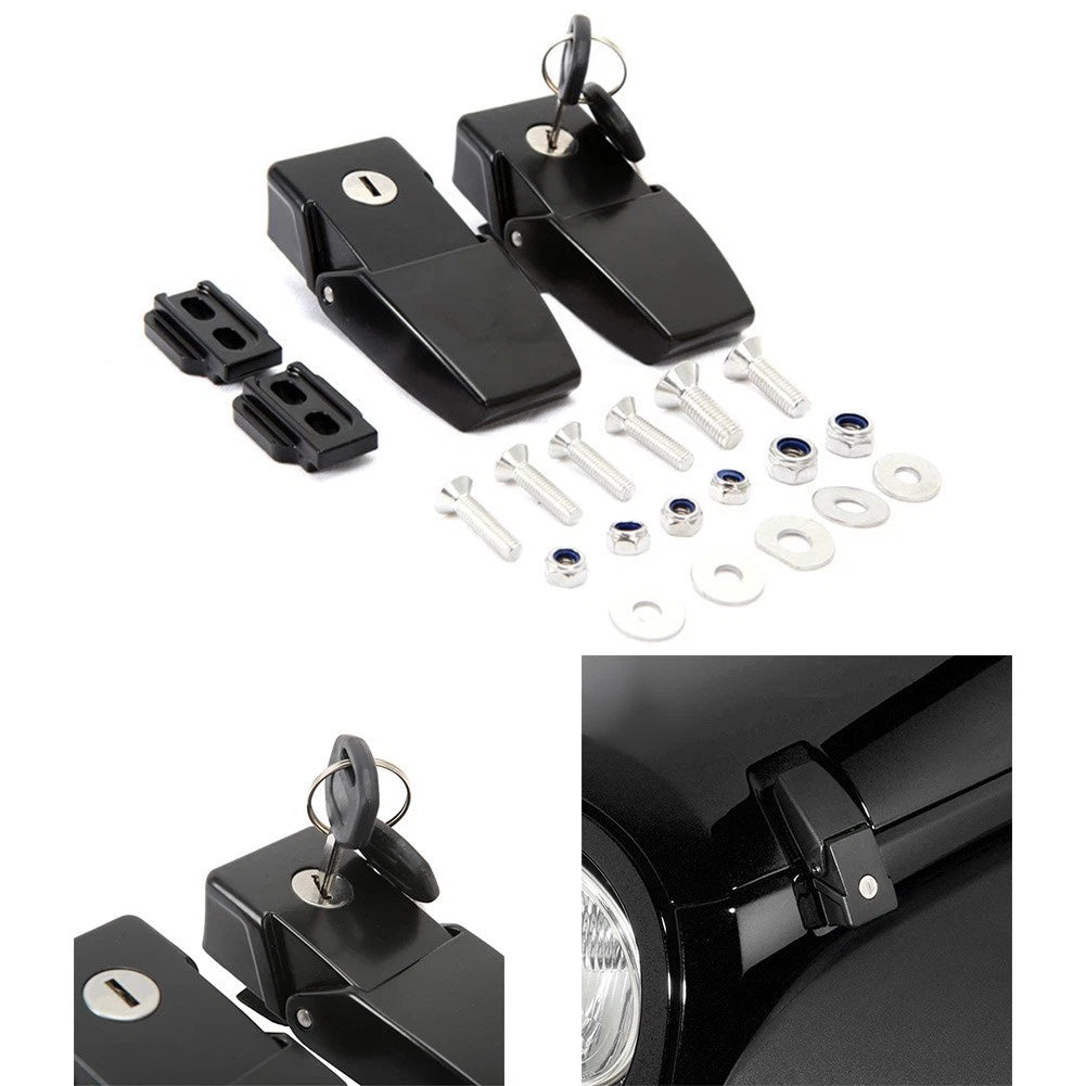 Hood Lock Kit for Jeep Wrangler JK JKU (2007–2018)
