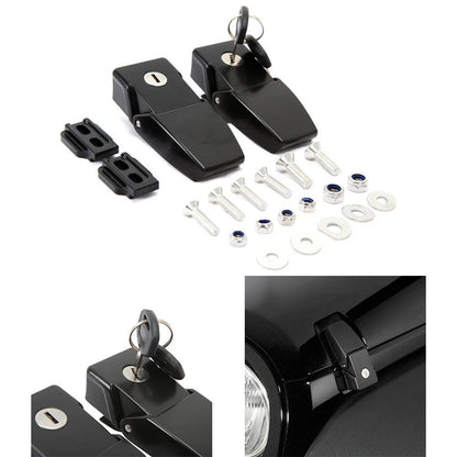 Hood Lock Kit for Jeep Wrangler JK JKU (2007–2018)
