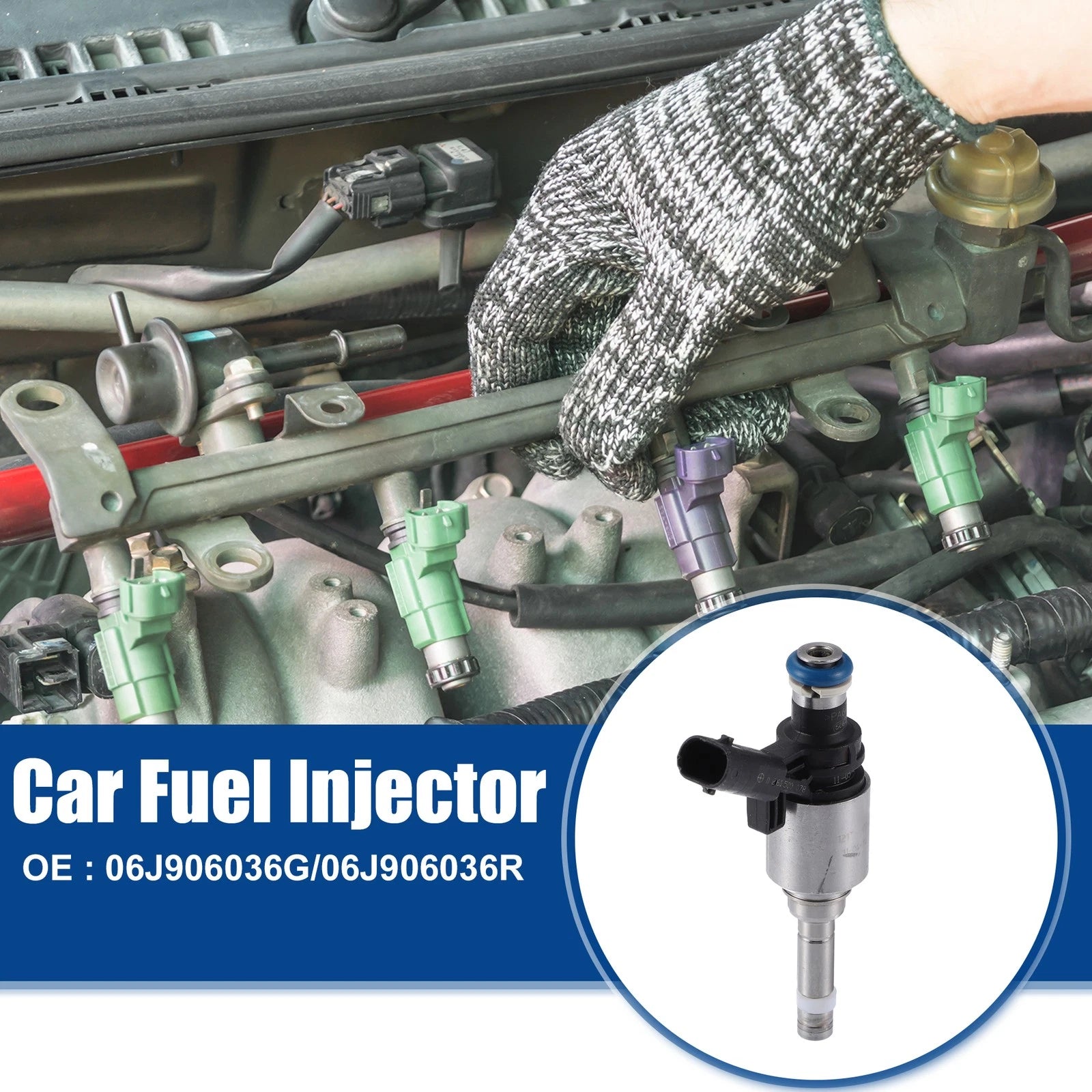 Fuel Injector Nozzle Set Replacement for Audi A3 2.0 TFSI (2008–2013)