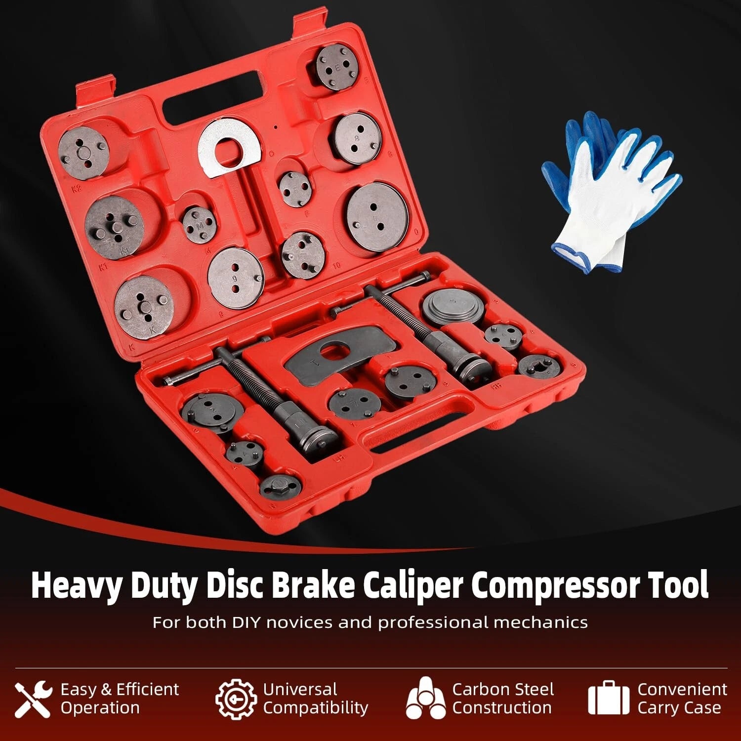 22pcs Disc Brake Caliper Tool Set for Universal Cars