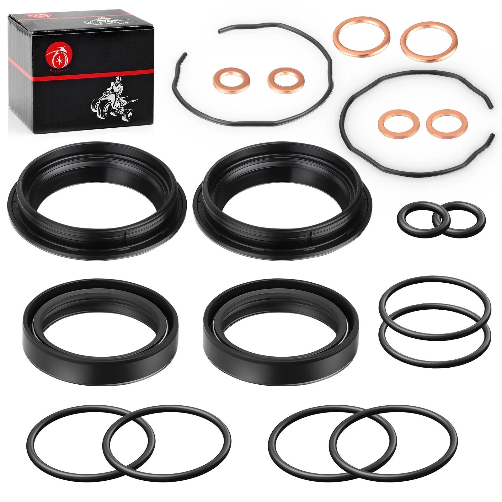 Front Fork Dust Oil Seals & O-Ring Kit for Suzuki GSXR600 GSXR750 (2004–2005)
