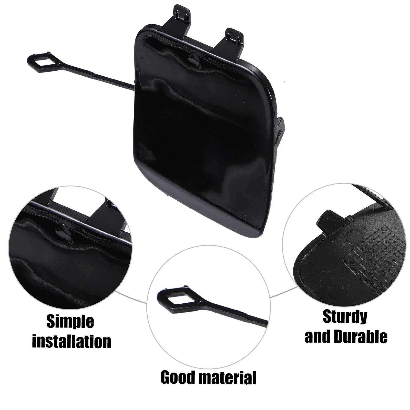 Front Right Tow Eye Hook Cover Replacement for Mercedes GLA45 AMG (2015–2017)