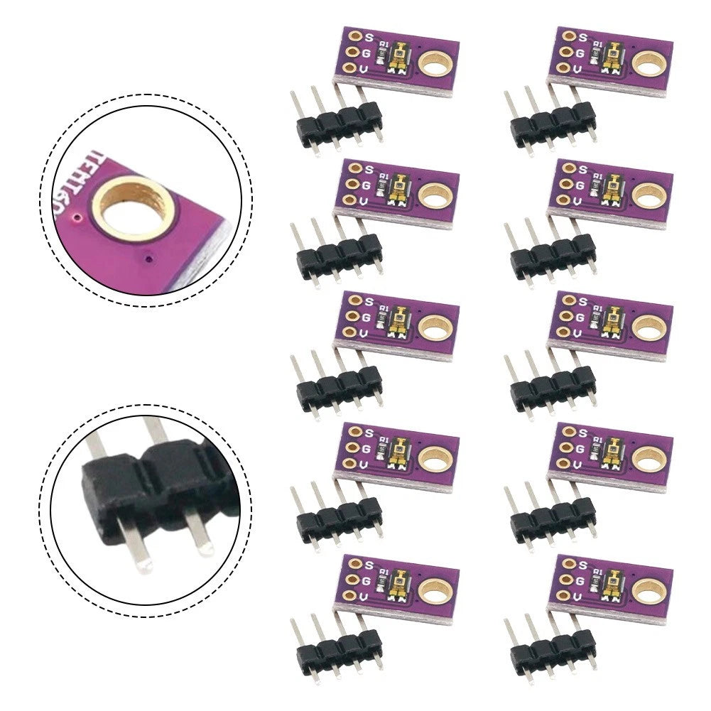 10pcs TEMT6000 Analog Ambient Light Sensor Modules for Sensor Projects