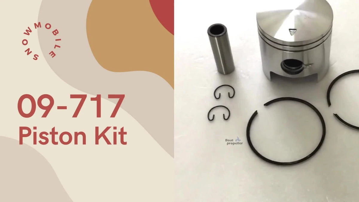 Piston Kit + Ring for Polaris Indy Lite Deluxe (2009–2010) 09-717-02 3084605 0.50