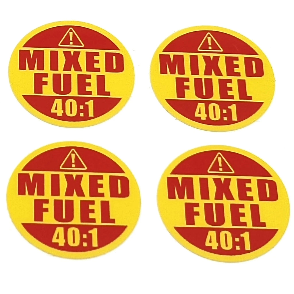Mixed Fuel 40:1 Sticker for