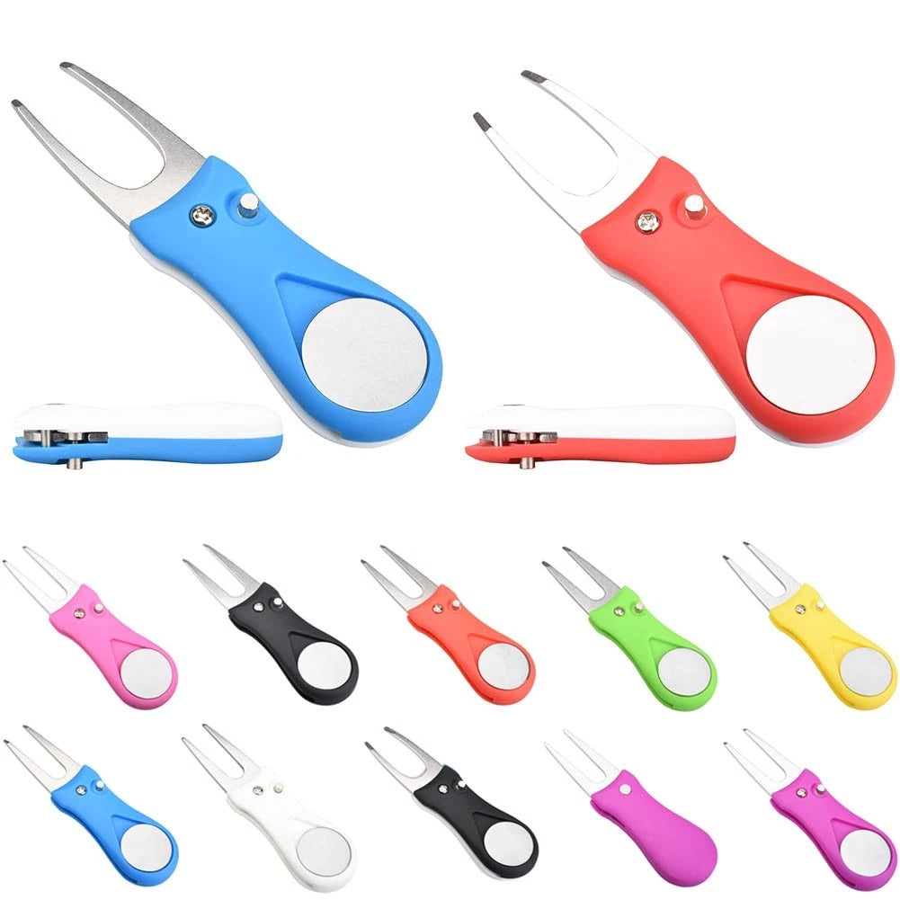 Golf Divot Tool with Magnetic Ball Marker for Golf